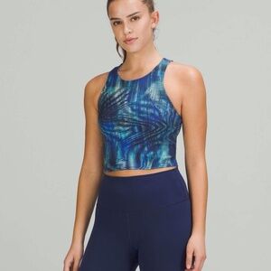 [NWT] Lululemon Invigorate Train Tank Top Shapeshifter Flux Blue Multi - Sz 6